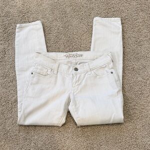 Old Navy RockStar White Skinny Jeans